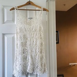 A collective concept macramé shirt small